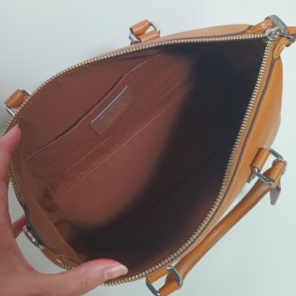 SOLD Coach Georgia Satchel Bag Light Saddle CBM11 - Picture 6 of 9